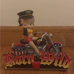 Betty Boop Born Wild Figurine - Red, Black, Yellow NEW